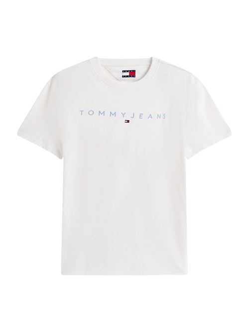 T-shirt bianca in cotone Tommy Jeans | DM0DM207440K5
